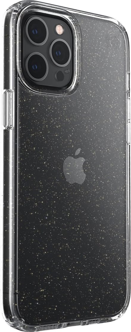 Speck Presidio Perfect Clear Glitter Apple iPhone 12 Pro Max Clear/Gold - with Microban