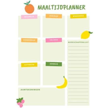Maaltijdplanner - Andries B.V.