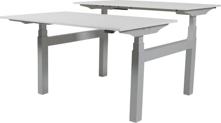 Zit Sta Bureau (2pp) - Elek 160x80/80 krijtwit - al frame