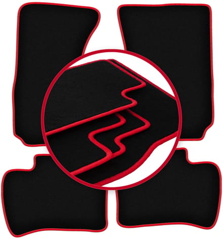 CARLUX-RED automatten voor: Daihatsu Terios I SUV (1997-2005)