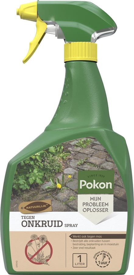 Pokon tegen Onkruid - Spray - 1l - Onkruidbestrijding - Natuurlijk