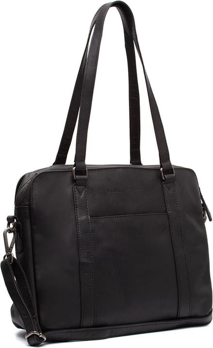 Chesterfield Pretoria Waxed Pull Up Shopper / Schoudertas - Zwart
