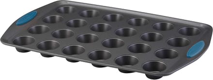 Bakvorm voor 24 Mini Muffins en Cupcakes met Antiaanbaklaag