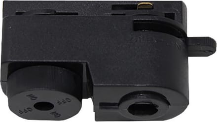 Spanningsrail Connector Hanglamp - Prixa - 1 Fase - Zwart