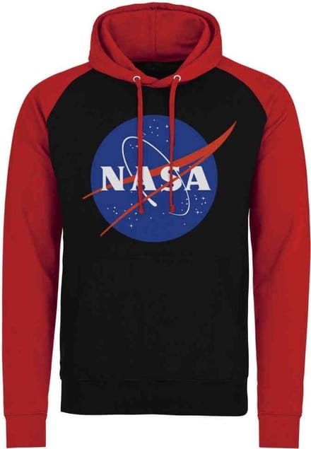 NASA Hoodie/trui -M- Insignia Zwart/Rood