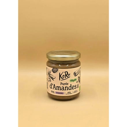 Bio amandelpasta met kaneel en vanille 6 x 250 g