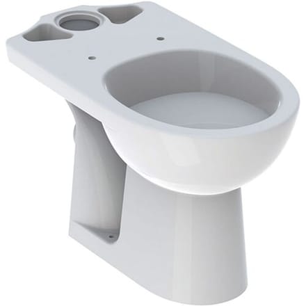 Geberit Renova pedestal WC for surface-mounted cistern, horizontal outlet 203820000