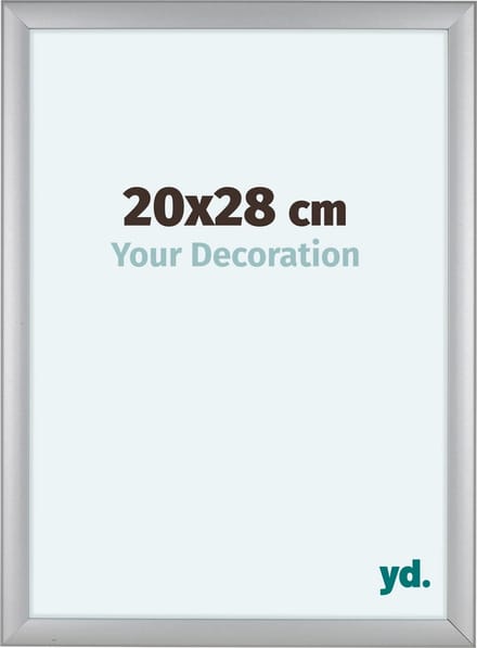 Your Decoration - Fotolijst 20x28 cm - MDF - Zilver Mat - Como