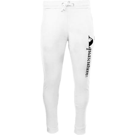 Aquascutum Heren Joggingbroek met logo (Wit)
