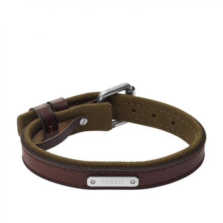 FOSSIL JA7315998 Heren Armband (sieraad) 28.20 cm - Bruin
