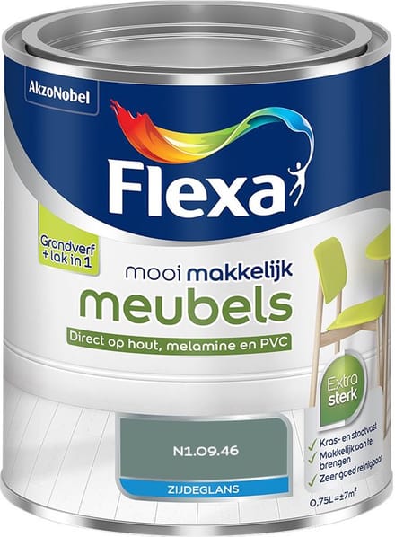 Flexa - Mooi Makkelijk Meubels Zijdeglans - N1.09.46 - Mengverf - 750 Ml