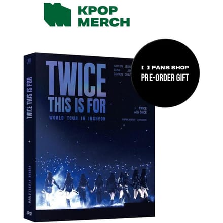 TWICE - [THIS IS FOR] Wereldtournee IN INCHEON DVD Album only black
