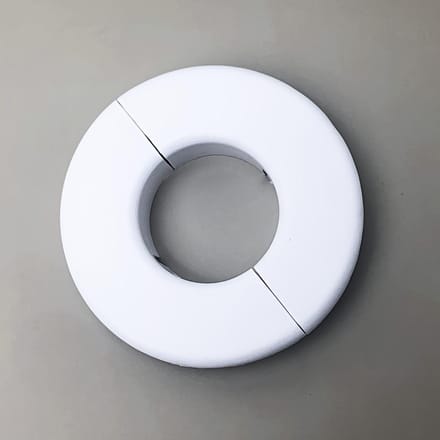 Multifunctionele Airconditioner Gat Afdekking - Decoratief Plastic Plastic dat Geen Stroomvoorziening Vereist wit