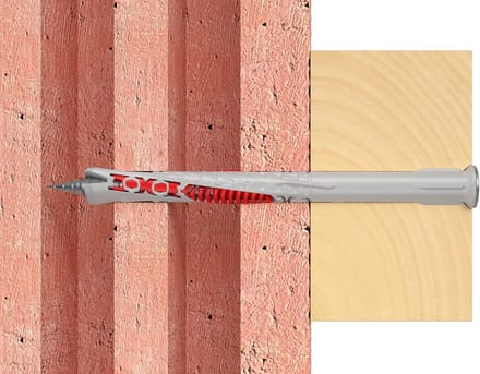 Universele pluggen - Expansieduvels - Veilig bevestigen - Randmontage mogelijk - 8x100mm - Rood