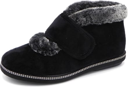 Relax Dames Pantoffel - SE20-03-1 Zwart - Maat 37