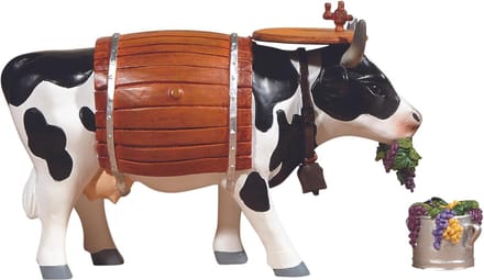 Cowparade Medium Clarabella the Wine Cow