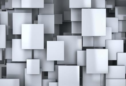 Fotobehang Abstract Squares Modern | XL - 208cm x 146cm | 130g/m2 Vlies