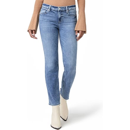 PAIGE Amber Tapestry Maat: W24 | Straight Jeans Outlet | Dames | Blauw