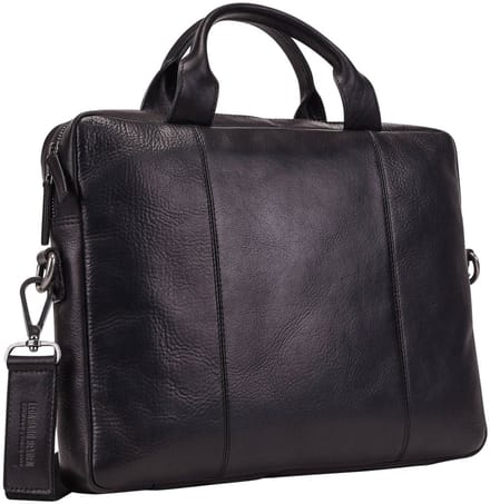Leonhard Heyden Roma laptoptas 1-vaks 13 inch - Zwart