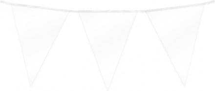 Vlaggenlijn Folie Wit - 10 meter