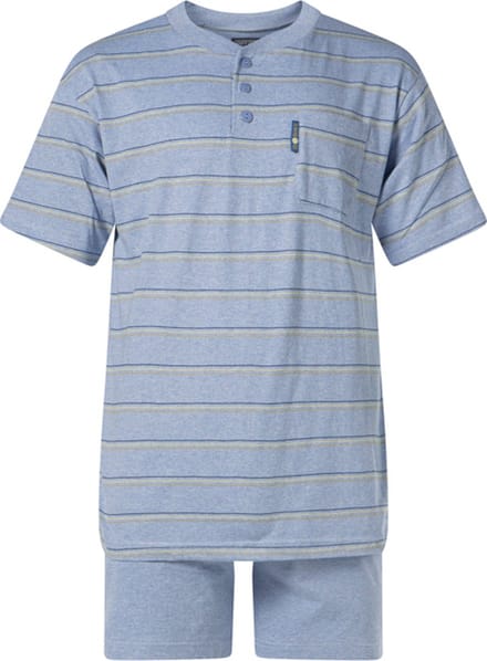 Outfitter - heren shortama 412461 - blauw - maat M
