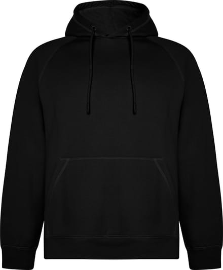 Zwarte unisex Hoodie Vinson merk Roly maat M