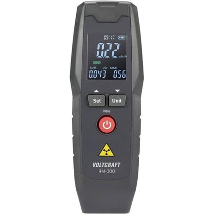 VOLTCRAFT RM-300 Geigerteller Straling: Bèta, Gamma, Röntgen Akoestisch signaal
