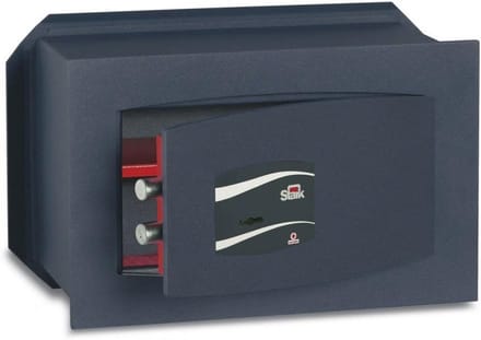 Robuuste Geldcassette Met Slot en Ankerpunt - Blauwe Kassalade