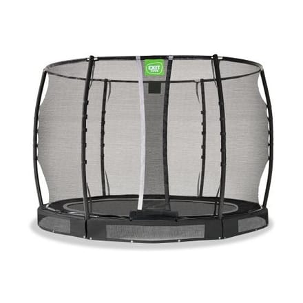 EXIT Allure Premium Trampoline ø305cm - Inground - Ingraaftrampoline - Rond - Voor Kinderen - Zwart