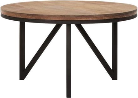 DTP Home Odeon salontafel rond teakhout – 60x60x35 cm