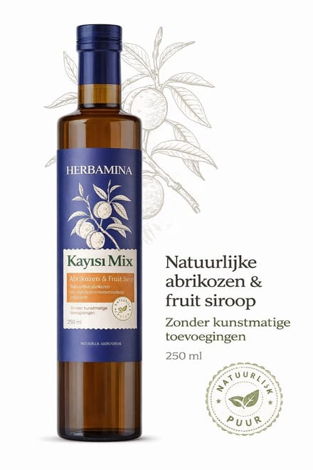 Herbamina Abrikozenmix met Plantenextracten Azijn – 250 ml