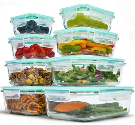 DailySupplies® Meal Prep Bakjes Glas - Vershoudbakjes - Mason Jar