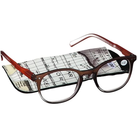 Pharma Glasses Leesbril Comp Bruin/Oranje +3.00 1 Bril