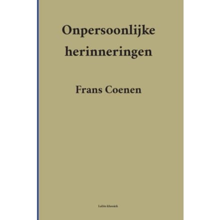 Onpersoonlijke Herinneringen - Lalito Klassiek - Frans Coenen