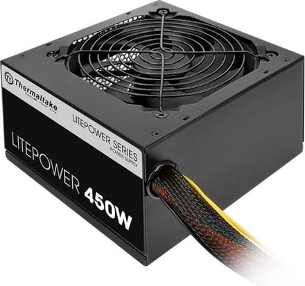 Thermaltake Litepower LTP-450AL2NK Voeding - 450 Watt - 120 mm - ATX 2.3 - 80 Plus