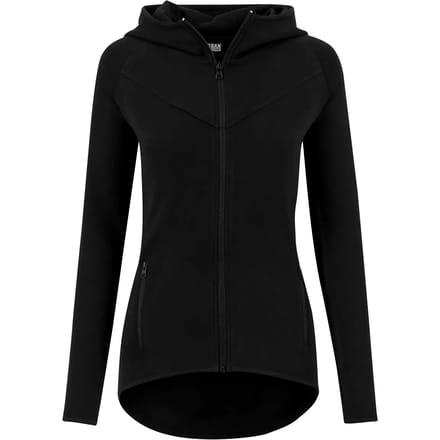 Urban Classics Athletic Interlock Zip Hoodie Dames Vest met capuchon - M