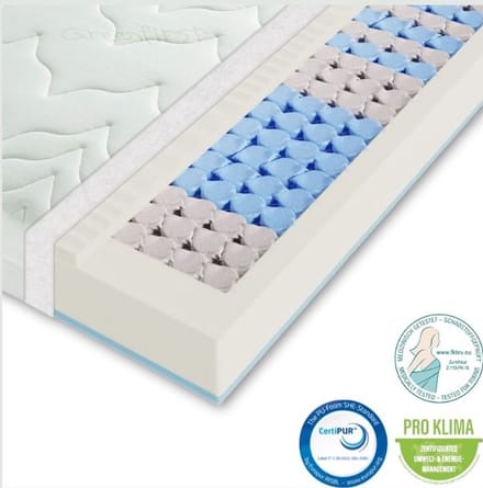 matras 100x200 - 22 cm dik - 7 zones - Sleepneo - H3/H4 - koudschuim - gemiddeld
