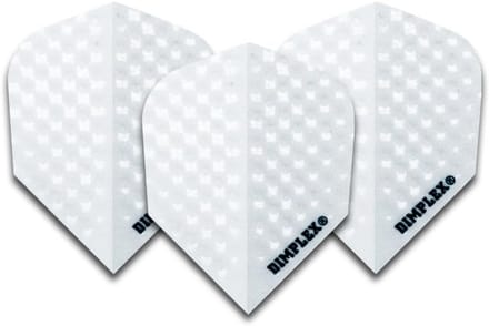 Dartpijlen Flights Wit Dart Accessoires Set van 12
