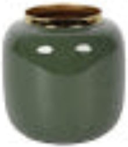 Vaas leger groen 13x13x12