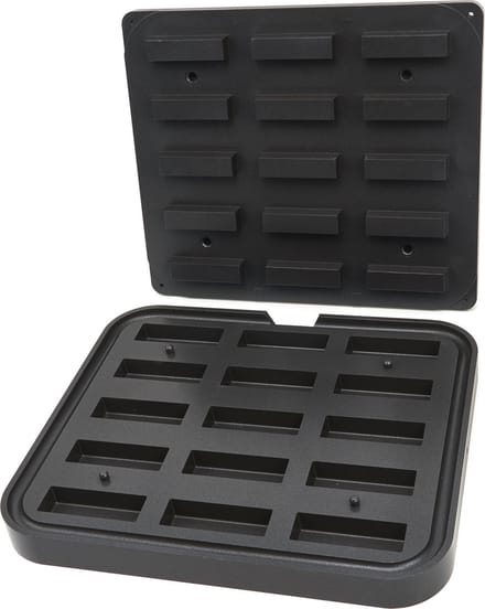 Tartelette Vorm - Rechthoek - 90x30/85x26 mm - 15 stuks