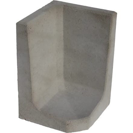 (H) Hoek L-element 60x40x40x8 grijs