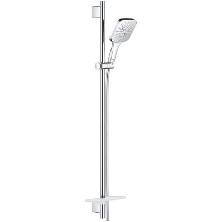 Grohe Rainshower SmartActive Cube - Doucheset - handdouche130, 3-jets, douchestang 90 cm en doucheslang, chroom 26586000