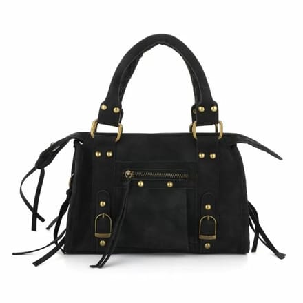 Bijoutheek Tas Fringed Slierten Black