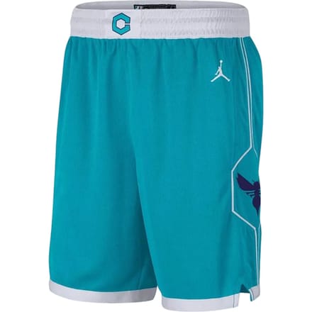 Nike NBA Charlotte Hornets Dri-fit Icon Swingman Korte Broek Turkoois K443
