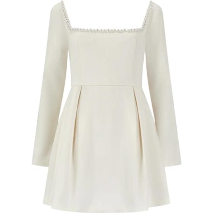 Odd Muse Dames/Dames Ultieme Parel Mini Jurk (Wit)