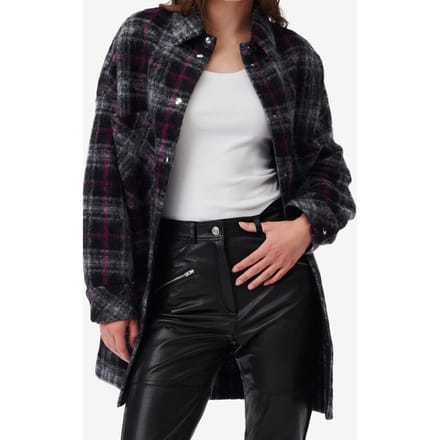 IRO Paris Teresa Overshirt Black/fushia Größe: 36 | Overshirts Outlet | Damen | Schwarz
