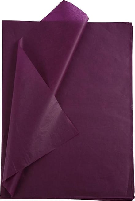 Creotime Tissuepapier 50 X 70 Cm Papier Paars 25 Stuks