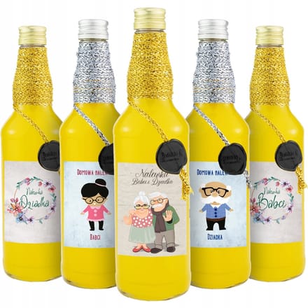 Bimberek Serie - Decoratieve Fles - 500ml - Handgemaakt - Feestelijk