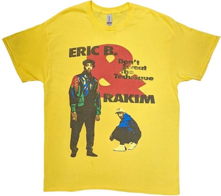 Eric B. & Rakim - Don't Sweat Heren T-shirt - S - Geel