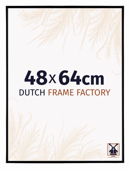 Fotolijst 48x64 cm - Kunststof - Zwart Mat - Easy